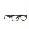Prada PR 22ZV Eyeglasses 19J1O1 loden / black - product thumbnail 2/4