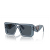 Gafas de sol Prada PR 23YS 19O70B transparent graphite - Miniatura del producto 2/4