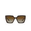Prada PR 23ZS Sunglasses 11J6E1 loden - product thumbnail 1/4