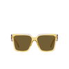 Prada PR 24ZS Sunglasses 14I01T ocher / crystal grey - product thumbnail 1/4