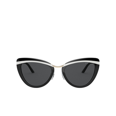 Prada PR 25XS Sunglasses YC45S0 black / white / black - front view