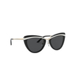 Prada PR 25XS Sunglasses YC45S0 black / white / black - product thumbnail 2/4
