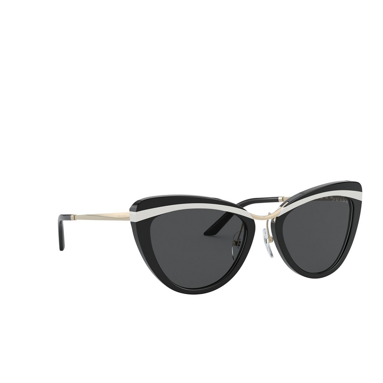 Prada PR 25XS Sunglasses YC45S0 black / white / black - 2/4