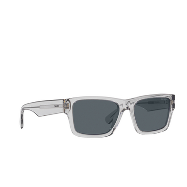 Prada PR 25ZS Sunglasses u430a9 crystal grey - three-quarters view