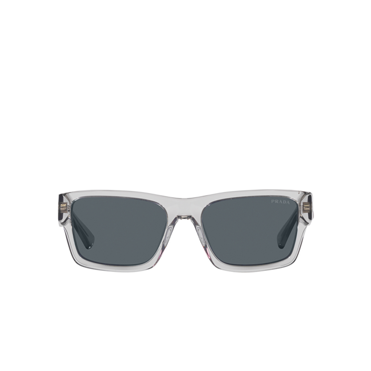 Prada PR 25ZS Sunglasses U430A9 Crystal Grey - front view