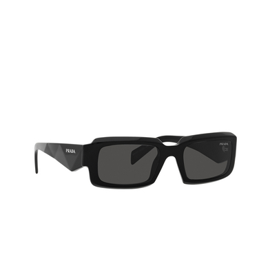 Prada PR 27ZS Sunglasses 16k08z black - three-quarters view