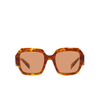 Prada PR 28ZS Sunglasses 10L07V orange / light tortoise - product thumbnail 1/4