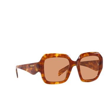 Prada PR 28ZS Sunglasses 10l07v orange / light tortoise - three-quarters view