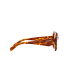 Occhiali da sole Prada PR 28ZS 10L07V orange / light tortoise - anteprima prodotto 3/4