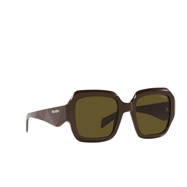 Prada PR 28ZS Sunglasses 15l09z loden - three-quarters view