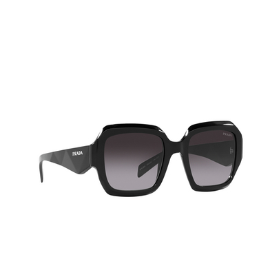 Prada PR 28ZS Sunglasses 16k90a black - three-quarters view