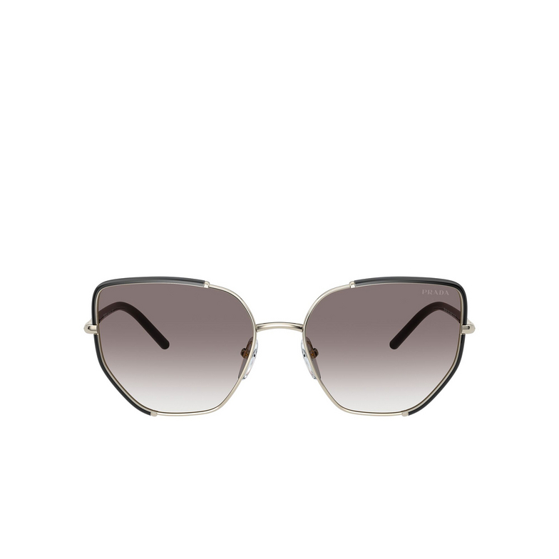 Prada PR 50WS Sunglasses AAV0A7 black / pale gold - 1/4