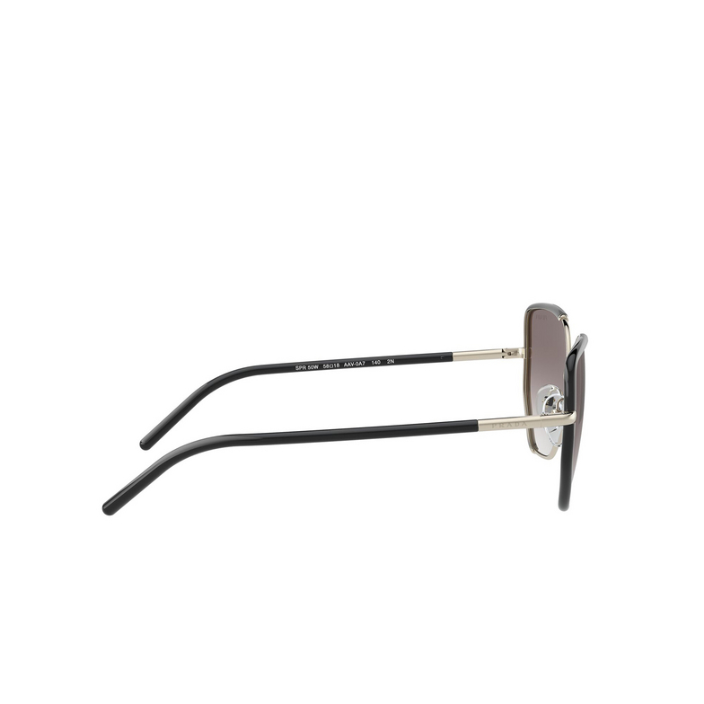 Prada PR 50WS Sunglasses AAV0A7 black / pale gold - 3/4