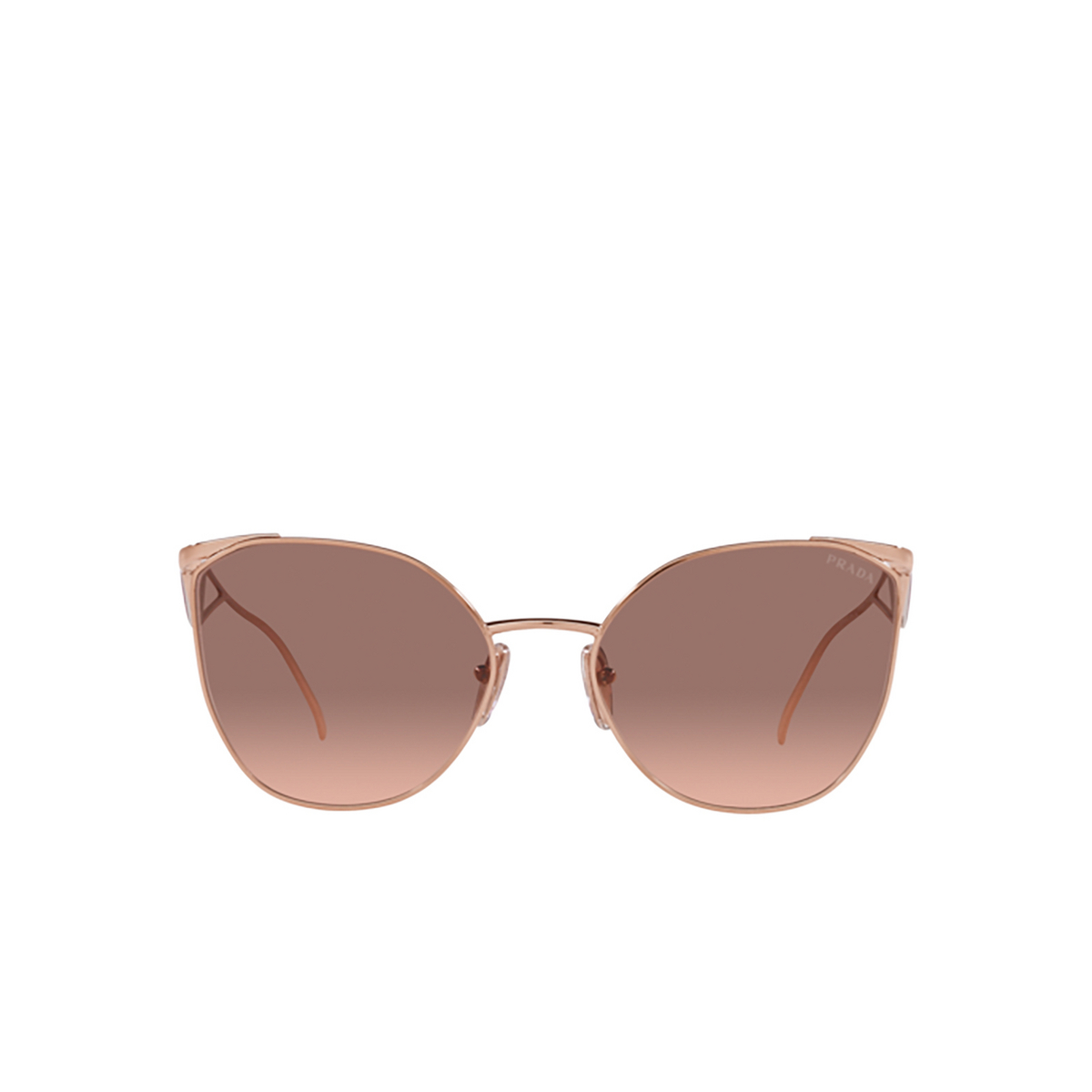Prada PR 50ZS Sunglasses SVF0A5 Pink gold - front view