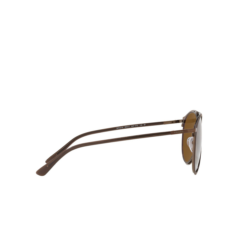 Prada PR 51WS Sunglasses GAP01D matte brunished - 3/4