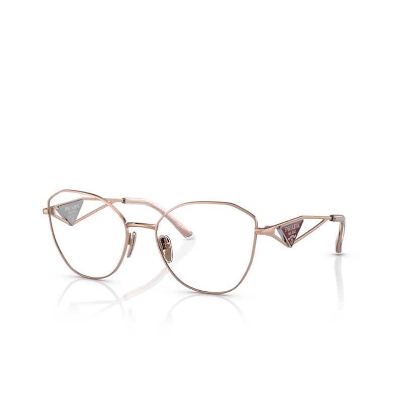 Prada PR 52ZV Eyeglasses ZVF1O1 pink gold - 2/4
