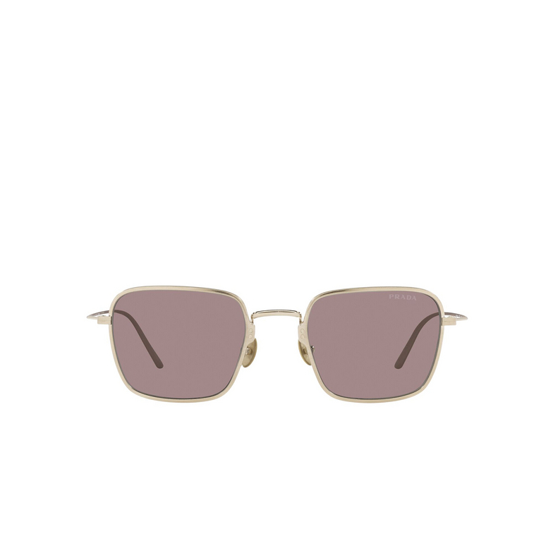 Prada PR 54WS Sunglasses 06Q06I pale gold - 1/4