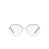 Prada PR 56WV Eyeglasses 09R1O1 bluette / silver - product thumbnail 1/4
