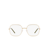 Prada PR 56WV Eyeglasses ZVN1O1 pale gold - product thumbnail 1/4