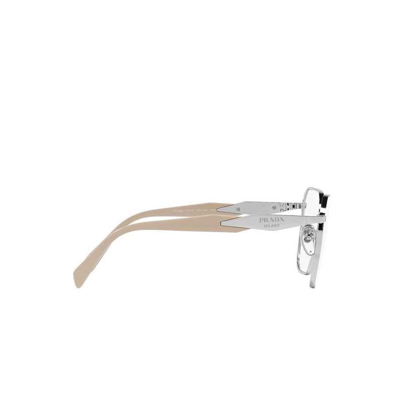 Prada PR 56WV Eyeglasses ZVN1O1 pale gold - 3/4
