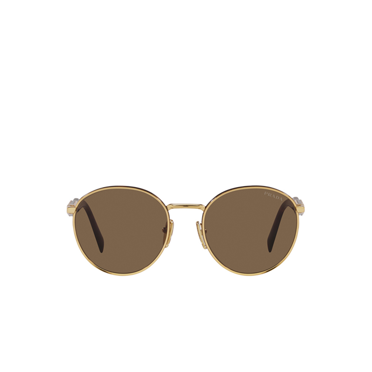 Prada PR 56ZS Sunglasses 10F06B Gold - front view