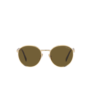 Prada PR 56ZS Sunglasses ZVN01T pale gold - front view