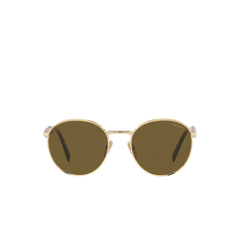 Prada PR 56ZS Sunglasses ZVN01T pale gold - 1/4