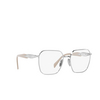 Prada PR 56ZV Eyeglasses 1BC1O1 silver - product thumbnail 2/4