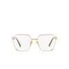 Prada PR 56ZV Eyeglasses 5AK1O1 gold - product thumbnail 1/4