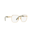 Prada PR 56ZV Eyeglasses 5AK1O1 gold - product thumbnail 2/4