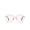 Prada PR 56ZV Eyeglasses SVF1O1 pink gold - product thumbnail 1/4