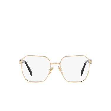 Prada PR 56ZV Eyeglasses zvn1o1 pale gold - front view