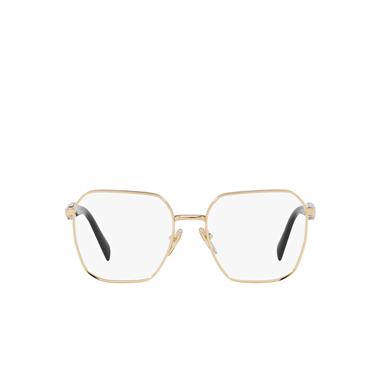 Prada PR 56ZV Eyeglasses ZVN1O1 pale gold - 1/4