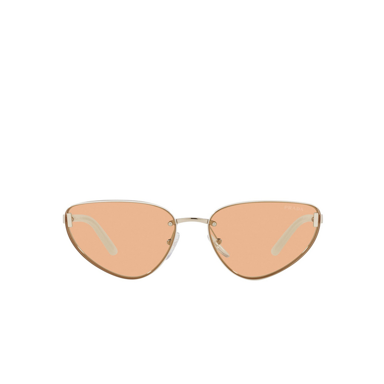 Prada PR 57WS Sunglasses ZVN09I pale gold - 1/4