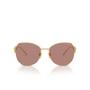 Prada PR 57YS Sunglasses 5AK10D gold - product thumbnail 1/4