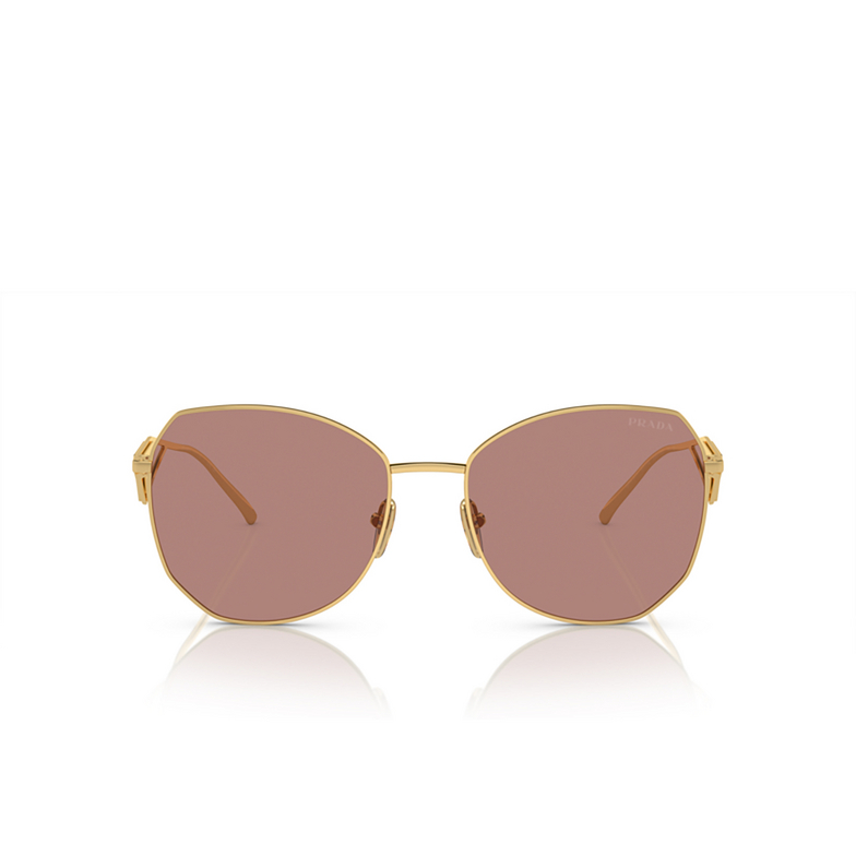 Prada PR 57YS Sunglasses 5AK10D gold - 1/4