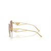 Prada PR 57YS Sunglasses 5AK10D gold - product thumbnail 3/4