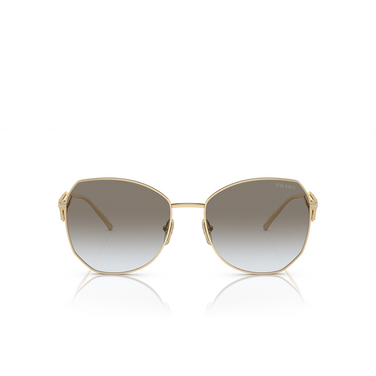 Prada PR 57YS Sunglasses zvn0a7 pale gold - front view