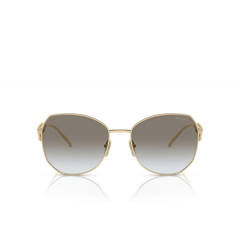 Prada PR 57YS Sunglasses ZVN0A7 pale gold - 1/4