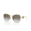 Prada PR 57YS Sunglasses ZVN0A7 pale gold - product thumbnail 2/4