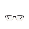 Prada PR 57ZV Eyeglasses 01U1O1 matte brown - product thumbnail 1/4