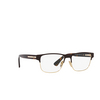 Prada PR 57ZV Eyeglasses 01U1O1 matte brown - product thumbnail 2/4