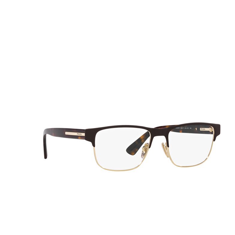Prada PR 57ZV Eyeglasses 01U1O1 matte brown - 2/4
