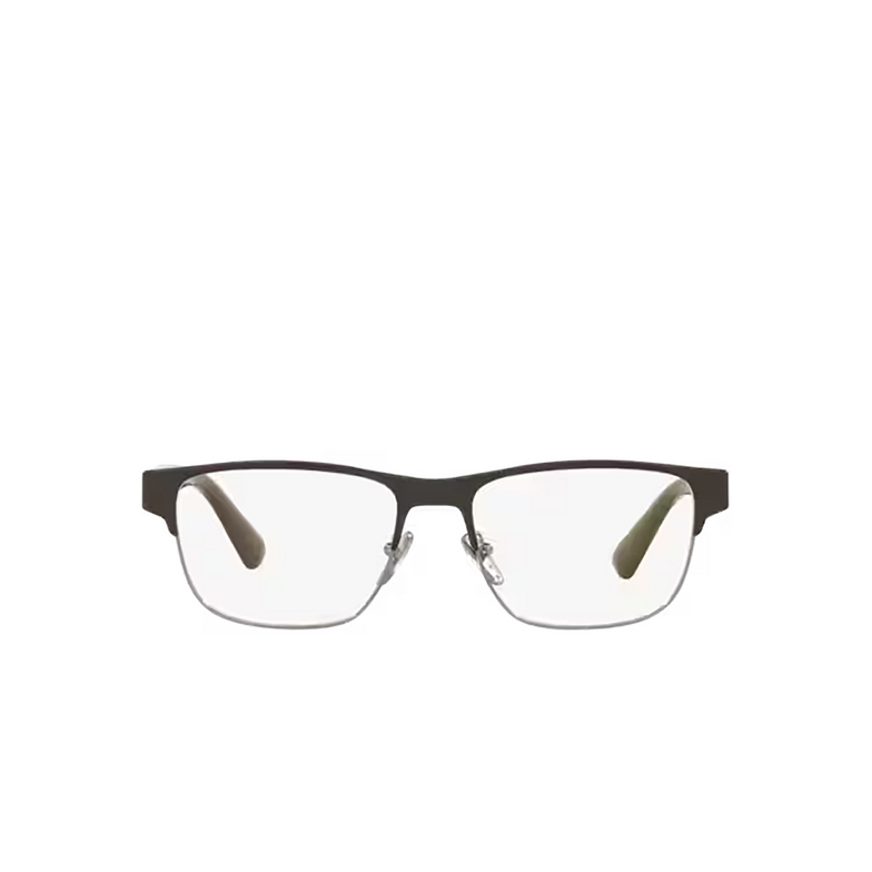 Prada PR 57ZV Eyeglasses 17J1O1 brown - 1/4