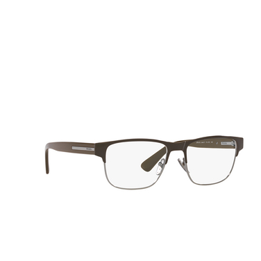 Prada PR 57ZV Eyeglasses 17J1O1 brown - three-quarters view