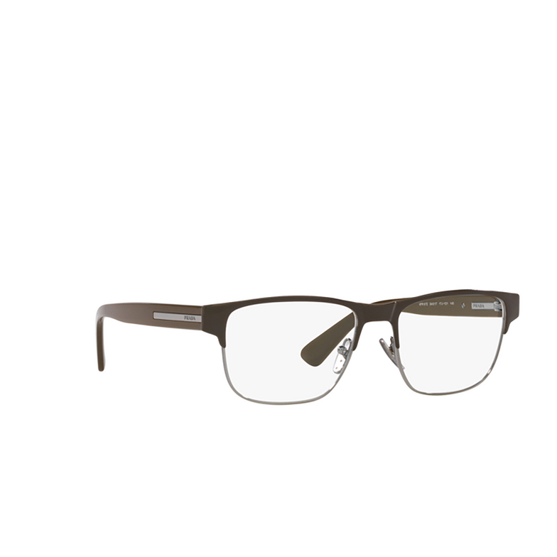Prada PR 57ZV Eyeglasses 17J1O1 brown - 2/4