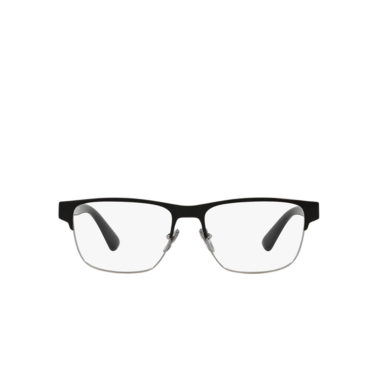 Prada PR 57ZV Eyeglasses 1BO1O1 Matte Black - front view