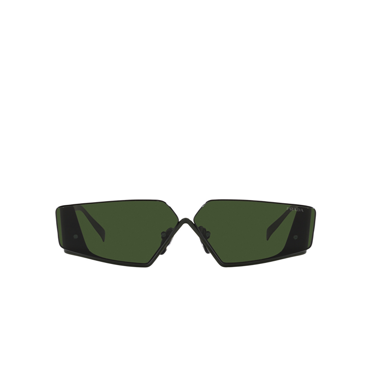 Prada PR 58ZS Sunglasses 13H02V Green - front view