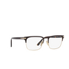 Prada PR 58ZV Eyeglasses 01U1O1 matte brunished / pale gold - product thumbnail 2/4
