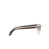Prada PR 58ZV Eyeglasses 17I1O1 loden / silver - product thumbnail 3/4